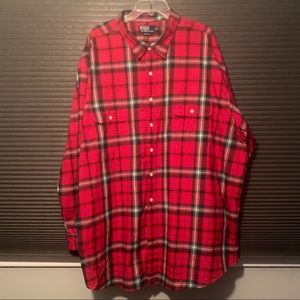 Ralph Lauren Matlock plaid button down shirt